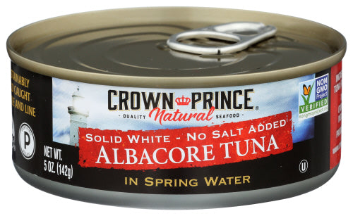 Crown Prince - Albacore Tuna In Spring Water - Solid White, 5 oz