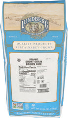 Lundberg - Organic Short Grain Brown Rice, 25 Lb