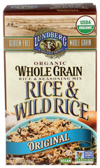 Lundberg - Organic Whole Grain Rice & Wild Rice Original, 6 Oz | Pack of 6