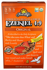 Food for Life - Ezekiel 4:9 Sprouted Crunchy Cereal Original, 16  Oz | Pack of 3