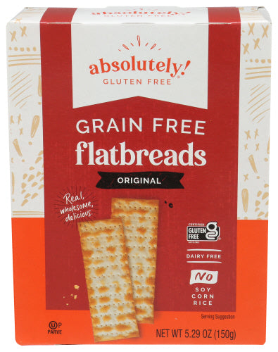 Absolutely - Gluten Free Flatbread Original, 5.29 Oz | Pack of 12