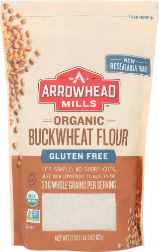 Arrowhead Mills - Buckwheat Flour Gluten Free, 22 Oz | Pack of 6