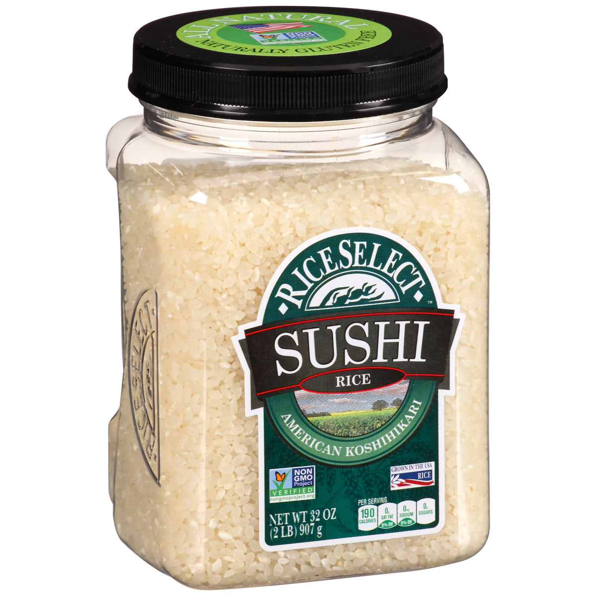 RiceSelect - Sushi Rice 32  Oz Short Grain Sweet Soft & Sticky, 32  Oz | Pack of 4