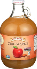 Knudsen - Sparkling Apple Cider, Cider and Spice, 96 Fl Oz | Pack of 6