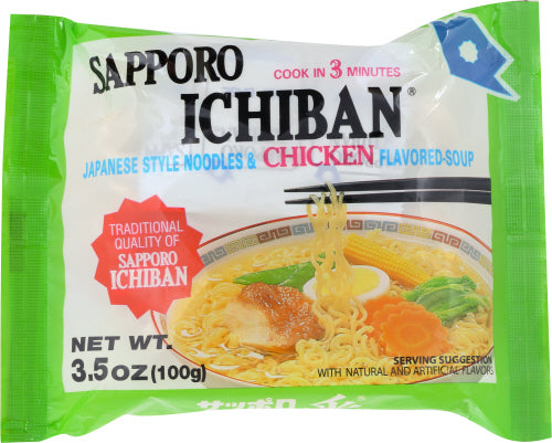 Sapporo - Noodle Ichiban Chicken, 3.5  Oz | Pack of 24