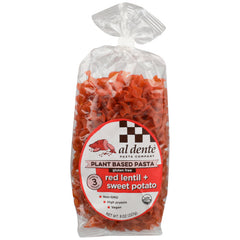 Al Dente - Organic Gluten Free Red Lentil & Sweet Potato Pasta, 8oz | Pack of 6