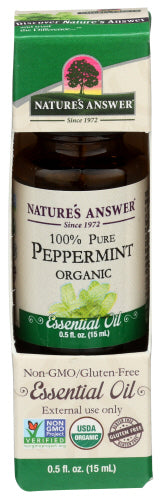 Nature's Answer - Essential Oil 100% Pure Peppermint, 0.5 Fl Oz