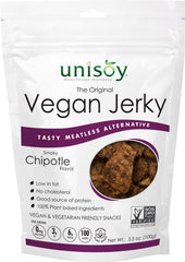 Unisoy -Jerky Vegan Smky Chipotle, 3.5 oz | Pack of 12