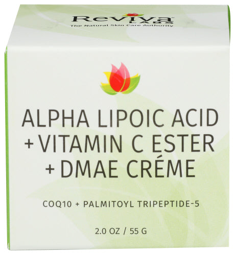 Reviva - Labs Alpha Lipoic Acid Vitamin C Ester and DMAE Cream, 2 Oz