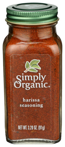 Simply Organic - Harissa Seasoning, 3.2 Oz | Pack of 6