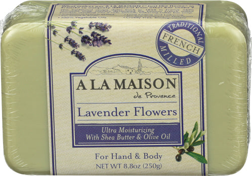 A La Maison - Bar Soap Lavender Flowers, 8.8  Oz