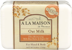 A La Maison - Traditional French Milled Bar Soap Oat Milk, 8.8 Oz