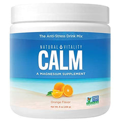 Natural Vitality Calm - Orange Vitamin 325 Mg 8 Oz