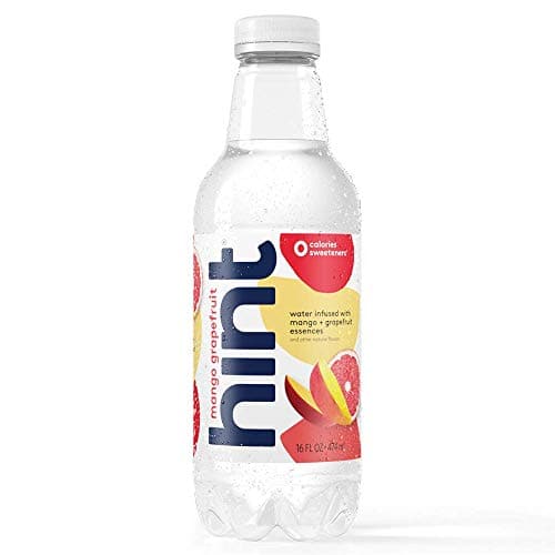 Hint Unsweetened Water, Mango Grapefruit, 16 oz
 | Pack of 12