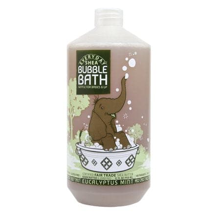 Alaffia - Bath Bubble Shea Eucalyptus Mint, 32 oz