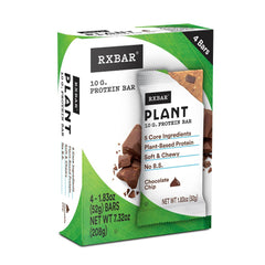 RXBAR - Chocolate Chip Plant Protein Bars, 7.32 Oz | Pack of 6