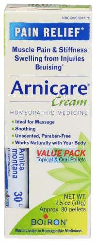 Boiron - Arnica Cream & Blue Tube Value Pack, 2.5 oz