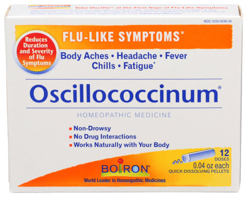 Boiron - Oscillococcinum Natural Flu Relief, 12 doses