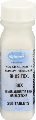 HYLAND - Rhus Toxicodendron 30X, 250 TAB | Pack of 3