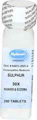 Hylands - Homeopathic Sulphur 30x,  250 Tablets | Pack of 3