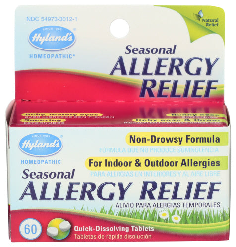 Hyland'S - Seasonal Allergy Relief - 60 Tablets  | Pack of 3