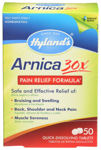 Hylands - Homeopathic Arnisport 30X Quick-Dissolving Tablets, 50 Count | Pack of 3