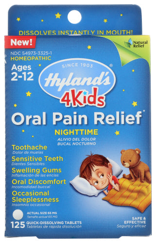 Hyland's Kids - Oral Pain Relief Night, 125.0 Ea