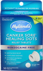 Hyland's - Canker Sore Healing Dots, 50 Quick Dissolving Tablets