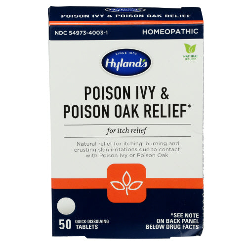 Hyland's - Poison Ivy & Poison Oak Relief Tablet - 50Tablets