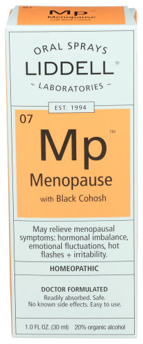 Liddell - Homeopathic Menopause Spray, 1 Fl Oz