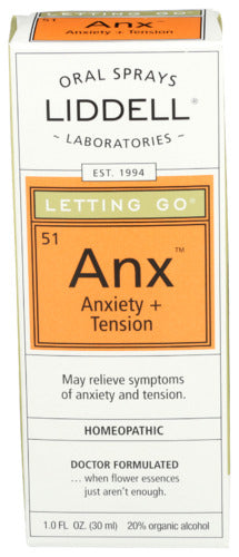 Liddell - Letting Go, Anxiety + Tension, 1 Fl Oz