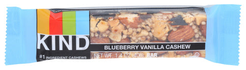 Kind - Bar Blueberry Vanilla & Cashew, 1.4oz | Pack of 12