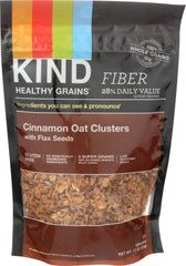 KIND Healthy Grains - Cinnamon Oat Cluster with Flax, 11  Oz | Pack of 6