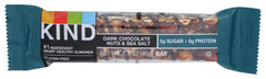 Kind Bar - Dark Chocolate Nuts & Sea Salt Bar, 1.4 Oz | Pack of 12