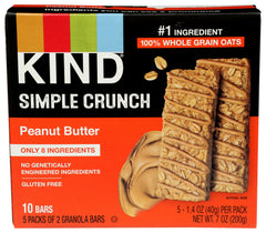 Kind - Simple Crunch Peanut Butter Bars, 8.4 Oz | Pack of 8