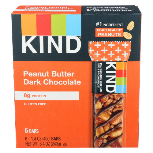 Kind - Peanut Butter Dark Chocolate Bars, 8.4 Oz | Pack of 10