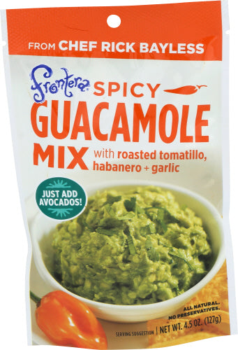 Frontera - Spicy Gluten-free Guacamole Mix - 4.5 Oz | Pack of 8