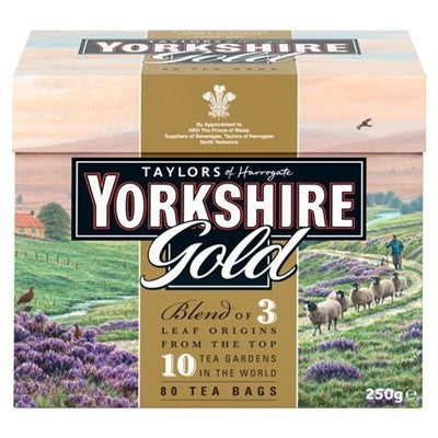 Yorkshire - Tea Yorkshire Gold, 80 BG | Pack of 5