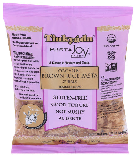 Tinkyada - Organic Brown Rice Pasta Spirals , 12 Oz