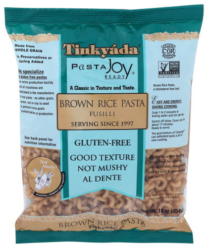 Tinkyada - Brown Rice Fusilli , 16 oz