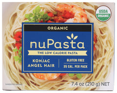 Nupasta -  Organic Konjac Pasta Angel Hair, 7.4 Oz - Pack of 8