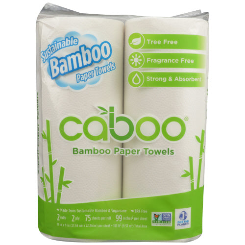 CABOO - TOWEL PAPER ROLL, 2PK 75 SHEET | Pack of 20