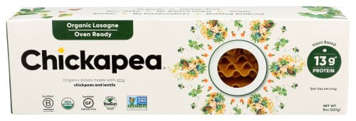 Chickapea - Lasagne Pasta, 8 oz - Pack of 6