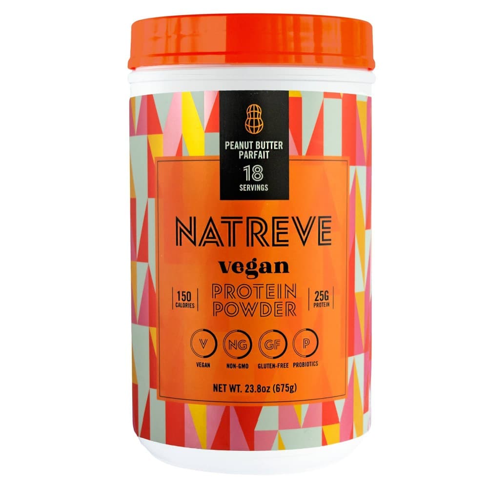 Natreve Vegan Prtn Powder Pnut Butter , 675 GM.