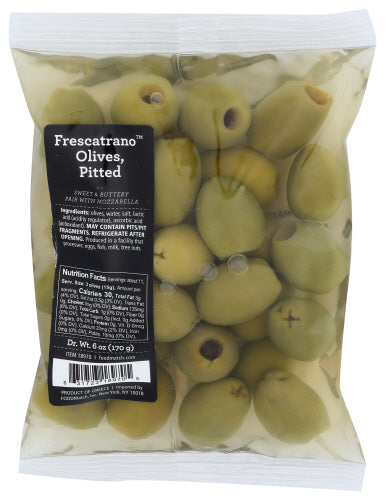 Divina - Pitted Frescatrano Olives, 6 Ounce | Pack of 18