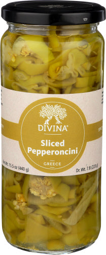 Divina - Sliced Pepperoncini, 7.75oz | Pack of 6