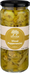 Divina - Sliced Pepperoncini, 7.75oz | Pack of 6