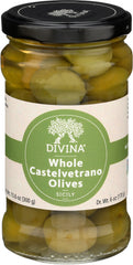 Divina - Whole Castelvetrano Olives, 6 Oz | Pack of 6