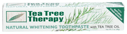 Tea Tree Therapy - Natural Whitening Toothpaste, 3 oz