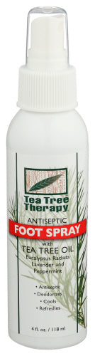 Tea Tree Therapy - Antiseptic Foot Spray Peppermint, 4 Oz